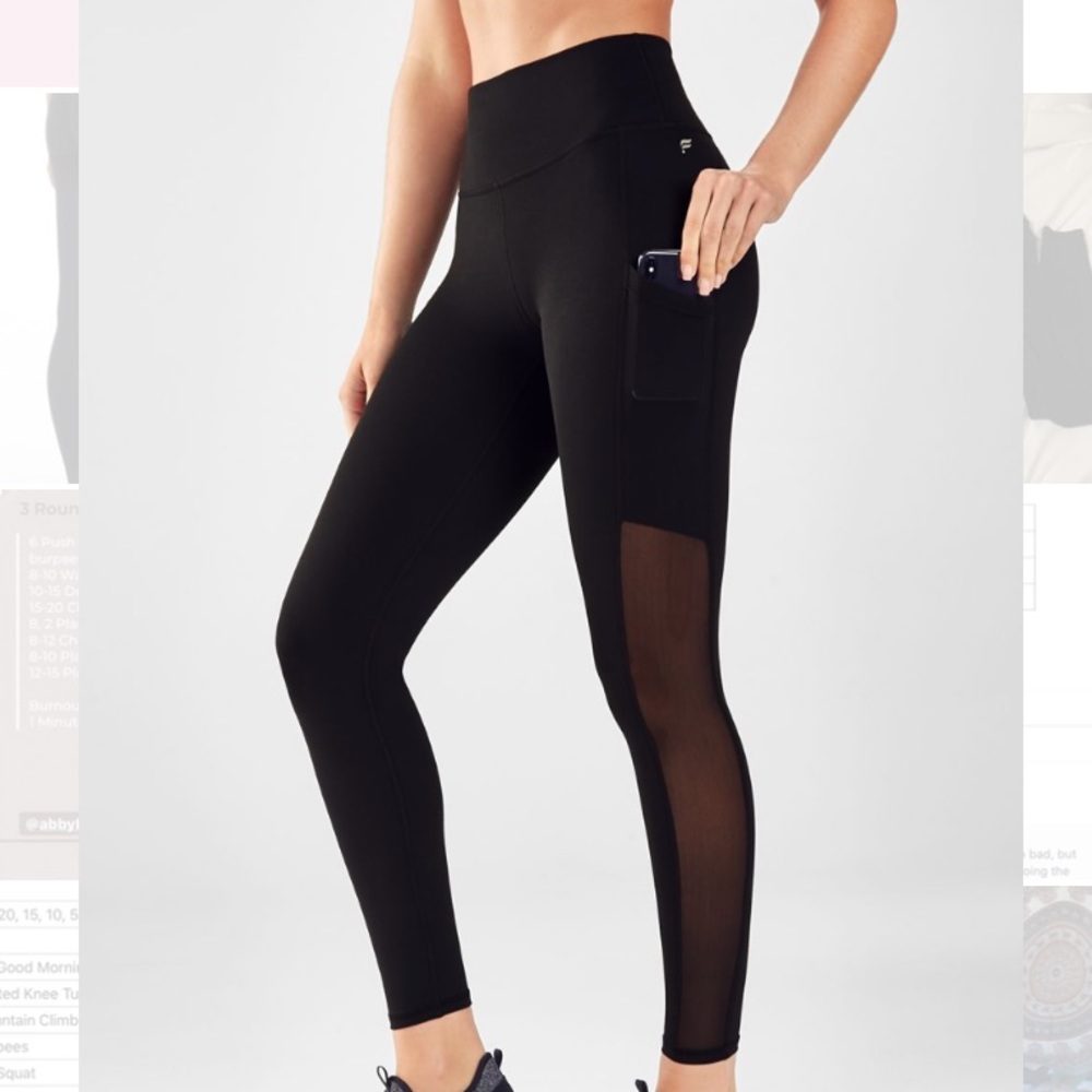 Fabletics Mila Mesh High- Waisted Leggings
